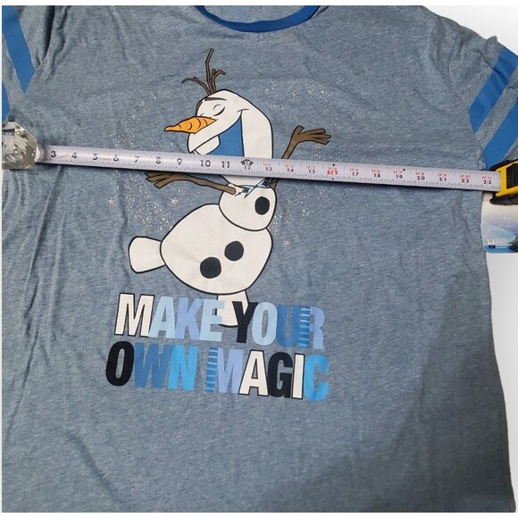 Disney Frozen Olaf Night Shirt T-Shirt Size Large New with Tags  NWT - Picture 9 of 9
